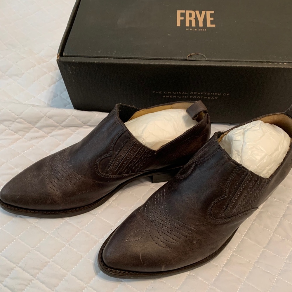 Frye leather booties
